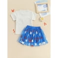 thumbnail image 5 of Vigorbear Toddler Girls 4th of July Outfit Set (Girl's), 2-Pack, 5 of 7