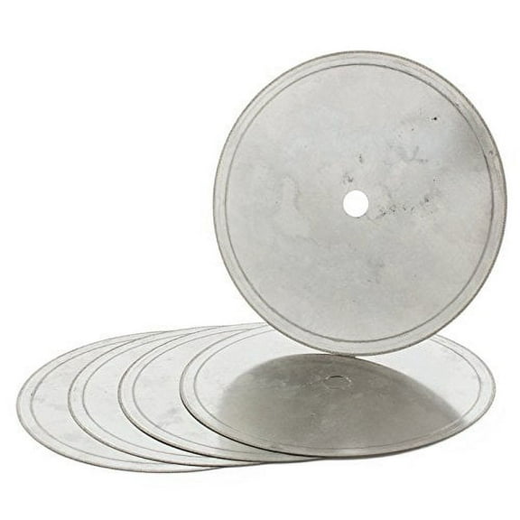 JINGLING 6" inch Diamond Lapidary Saw Blade Super-Thin Rim 0.36mm Arbor Hole 1/2" Pack of 5Pcs