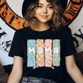 thumbnail image 3 of Mama T-Shirt for Women | Pastel Floral Gift for Mom | Cute Mother's Day Tee, Light Pink, Size 3XL, 3 of 6