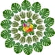 thumbnail image 5 of Arreglo de flores Advancent 10 bolsas hojas de bambú simuladas verdes, 5 of 6