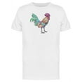 thumbnail image 1 of Colorful Realistic Rooster T-Shirt Men -Image by Shutterstock, Male XX-Large, 1 of 2
