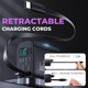 thumbnail image 3 of Cargador de coche retráctil 5 en 1 Clenzee, carga rápida de 66 W, 3 of 6