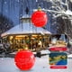 thumbnail image 5 of Bola Inflable De Navidad Bolas de juguete navideñas de 60 cm con luces LED, bolas iluminadas grandes, decoraciones para árboles de Navidad, 5 of 5