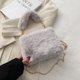 thumbnail image 2 of Bolso de mano de felpa para mujer, mini bolso de mano lindo y esponjoso, bolso de mensajero de felpa de moda, bolso cuadrado, 2 of 5