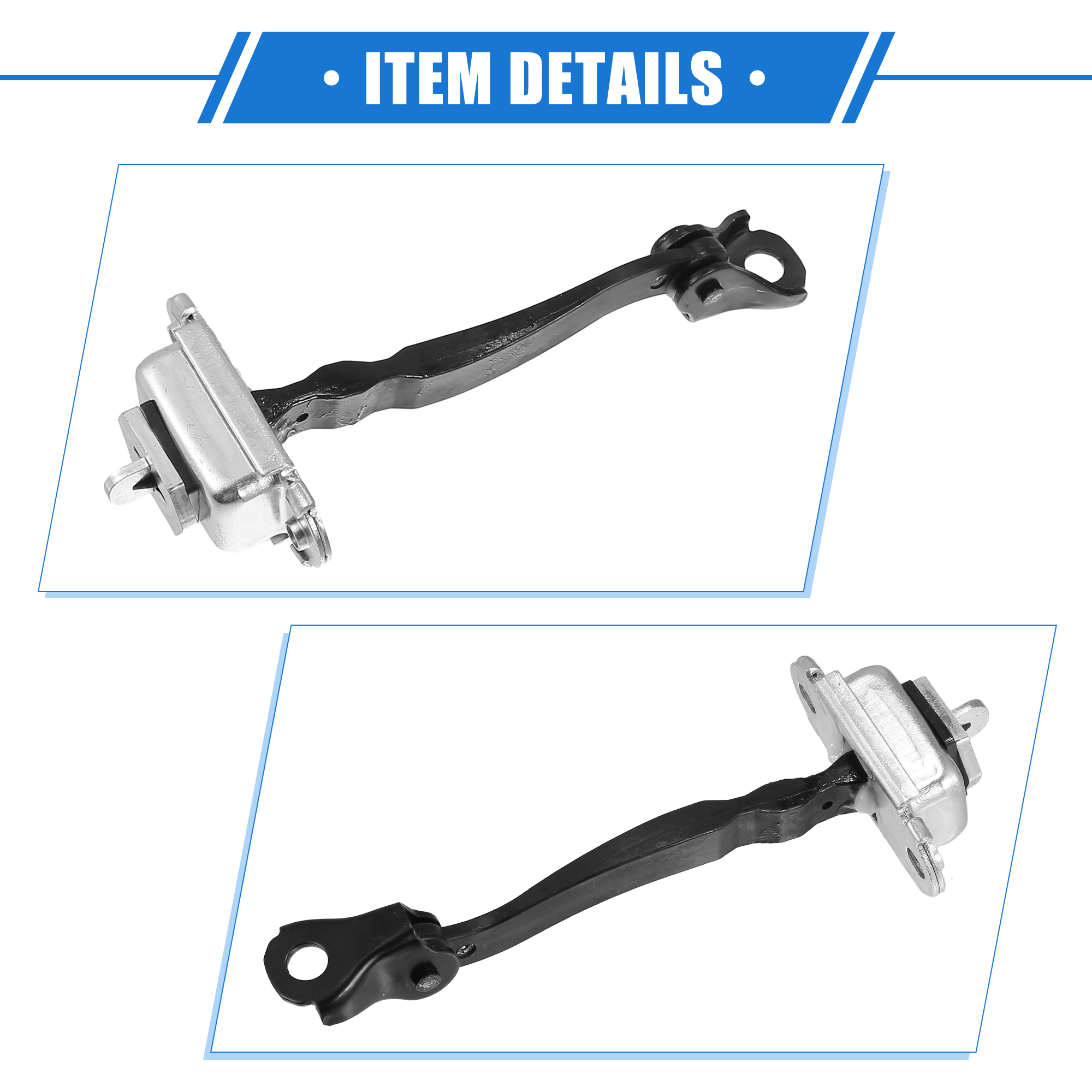 2 Pcs Door Check Stop Strap No.80430ZX60A/80430JA000/80430ZN51A for Nissan Altima 2007-2012 Front