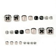thumbnail image 2 of Uñas postizas cortas YONGSHENG 24 Uds. de ABS de cobertura completa, 2 of 5