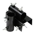 thumbnail image 3 of Abrazadera de soporte para sombrilla de metal, portátil, resistente, para triciclo Agujeros dobles negros, 3 of 8