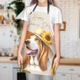 thumbnail image 3 of Happy Women's Day Basset Hound Sunflower Vintage Proud Mom Apron Bassets Dog Breed Lovers Gifts Idea for Cooking Grilling Baking Painting Gardening - 02030, 3 of 5