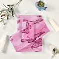 thumbnail image 6 of 3 Piece Bath Towels Set Bath Towel, Hand Towel and Face Towel for Bathroom, Gym, Hotel Pink Butterfly Pattern, 6 of 8