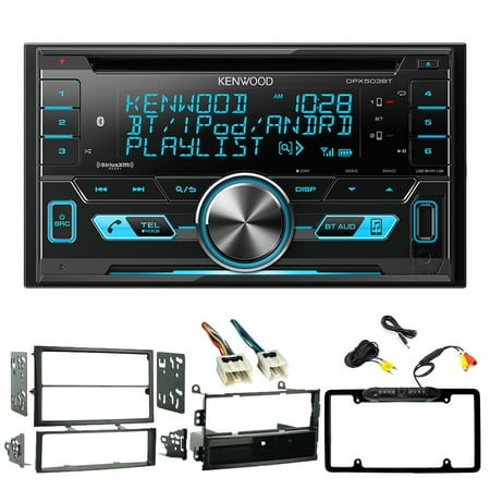 Kenwood DPX503BT Double-DIN Bluetooth AM/FM Car Audio Receiver, Metra