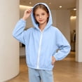 thumbnail image 4 of Acaics Girls Rain Jacket Waterproof lined Hooded RainCoats Windbreaker Size 3-16Y., 4 of 9
