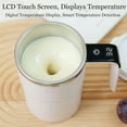 thumbnail image 5 of BingTong SpinBrew Mug Self-Stirring Coffee Mug Magnetic Stirring Cup Drink Stirrer Rechargeable Automatic Mixing Cup w/LCD Thermometer for Coffee Tea Hot Chocolate A, 5 of 9