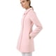 thumbnail image 4 of Abrigo Largo De Invierno Con Cuello Peter Pan Y Doble Botonadura Para Mujer Rosa S, 4 of 8