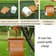 thumbnail image 3 of Paper Rack Wooden Without Hole Stick Paper Leather Towel Can Cover Towel Bathroom Products, 3 of 9