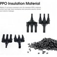 thumbnail image 2 of shiyou-Solar Branch Connector Y-Connector, for Parallel Connection Between Solar Panels 1000V/1500V 50A, Complimentary MC-4 Wrench Assembly and Disassembly Crimping Tool, （MFFF/FMMM +Spanner 1Pack）, 2 of 4