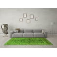 thumbnail image 3 of Ahgly Company Indoor Square Oriental Green Industrial Area Rugs, 7' Square, 3 of 4