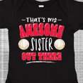 thumbnail image 4 of Inktastic That's My Awesome Sister out There with Volleyballs Boys or Girls Baby Bodysuit, 4 of 5