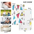thumbnail image 6 of Yayeee 100% Cotton Hand Towels for Bathroom 16" x 28" Kitchen Towel, Red Triangles, 6 of 7