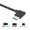 thumbnail image 3 of 8K DP Male to DP Female 1.4 Extension Cable, (8K/60Hz, 4k/144Hz), Short Displayport Male to Female DP 1.4 Cable Cord, Display Port 32.4Gbps for PC, Laptop 15cm (Left), 3 of 4