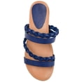thumbnail image 5 of Journee Womens Colette Slide Flat Sandals, Widths Available, 5 of 9