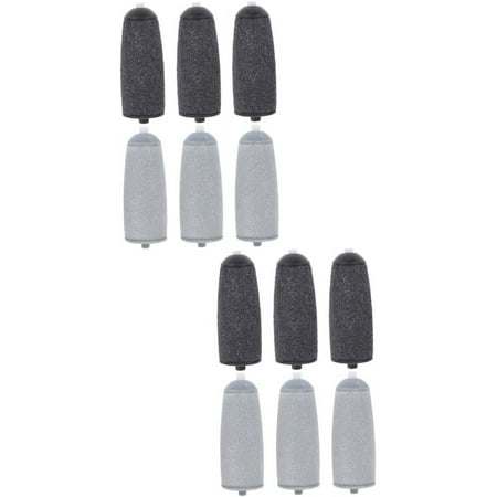 12 Pcs foot grinder replacement head pumice file foot buffer pedicure replacement rollers electric foot file pedicure wand for feet foot scrubber plastic Remover scroll wheel