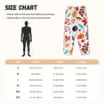 thumbnail image 3 of Balery Autumn Pumpkins Fall Leaves Pantalones de pijama para mujer, pijamas ultraligeros, pantalones de estar por casa-Small, 3 of 6