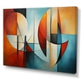 thumbnail image 2 of Designart "Geometric Portrait in Cubism III" Cubism Canvas Art Print, 2 of 5
