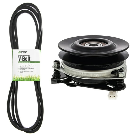 8TEN Belt PTO Clutch Kit for AYP Husqvarna Poulan YT54LS YTH2454 MK1006338