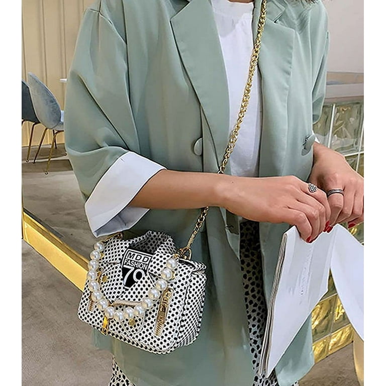 Fashion Chain Shoulder Bag, Lightweight Pu Leather Crossbody Bag