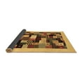 thumbnail image 2 of Ahgly Company Indoor Square Abstract Brown Contemporary Area Rugs, 3' Square, 2 of 4