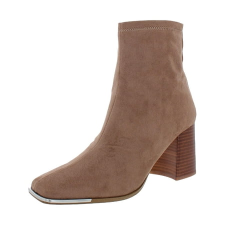 

Steve Madden Womens Nourish Square Toe Stacked Heel Ankle Boots