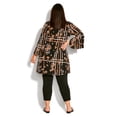 thumbnail image 4 of Avenue Women's Plus Size Lani Necklace Print Tunic Top, 4 of 5