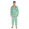 thumbnail image 6 of joogoo Cartoon Capybara Flamingo Unisex Adults Onesies Pajamas Jumpsuits L, 6 of 7