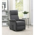 thumbnail image 2 of Pemberly Row Fabric Power Lift Recliner with Wired Remote in Charcoal, 2 of 8