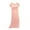 Pink, variant on UNITWRY Sleepshirts for Women Modal Nightgown with Built In Bra Below The Knee Short Sleeve Nightshirt Solid Color Round Neck Nightdress Loose Loungewear Casual House Dress Home Wear Pajamas