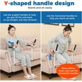 thumbnail image 5 of Stand Assist for Couch and Sofa, Settee Lift Assist for Elderly, Y-Shaped Grab Bar Standing Aid for Patients, Adults, Seniors and Disabled, Adjustable Daily Living Mobility Aid, Black, 5 of 12