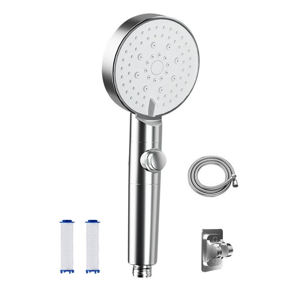 BVXEEP Shower Head, Household Bath Bathroom Shower Supercharged Household Bath Shower Super Strong Rain Shower Head