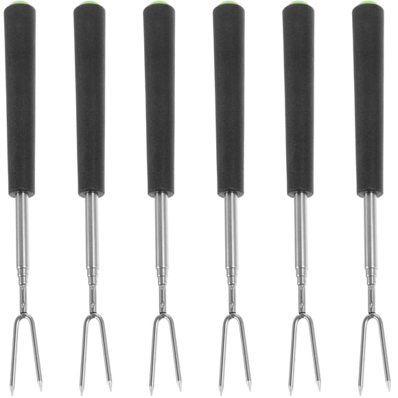 SHOWERORO 6Pcs U-Shaped BBQ Skewers for Outdoor Picnic and Family Gathering