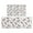 White Cow Strawberry, variant on White Cow Milk Jar Pattern Kitchen Rugs Sets Of 2,Anti Fatigue Kitchen Mat Rugs Non Slip Washable,Decorative Kitchen Floor Mats for Kitchen,Sink,Laundry,17"x30" 17"x47"