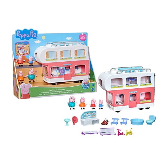 Juguete Peppa Pig Peppa y La Casa Rodante Familiar