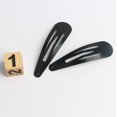 thumbnail image 3 of 36 Pcs Medium Snap Clip Size 30 mm for Girls/Women Black Color - Tik Tik Clips, 3 of 5