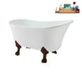 thumbnail image 6 of 51'' Streamline N373ORB-IN-ORB Soaking Clawfoot Tub and Tray with Internal Drain, 6 of 9