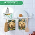 thumbnail image 4 of Yayeee Pot Holders Kitchen Heat Resistant with Pocket 7"x9.8" Cotton Oven Cooking Hot Pads, Flowers and Dog, 4 of 7