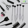 thumbnail image 4 of , Pack of 16 Quick Beader Hair Braid Ponytail Styling Maker Tool Automatic Hair Beader Kit Magic Topsy Tail Hair Styling Accessories, 4 of 5