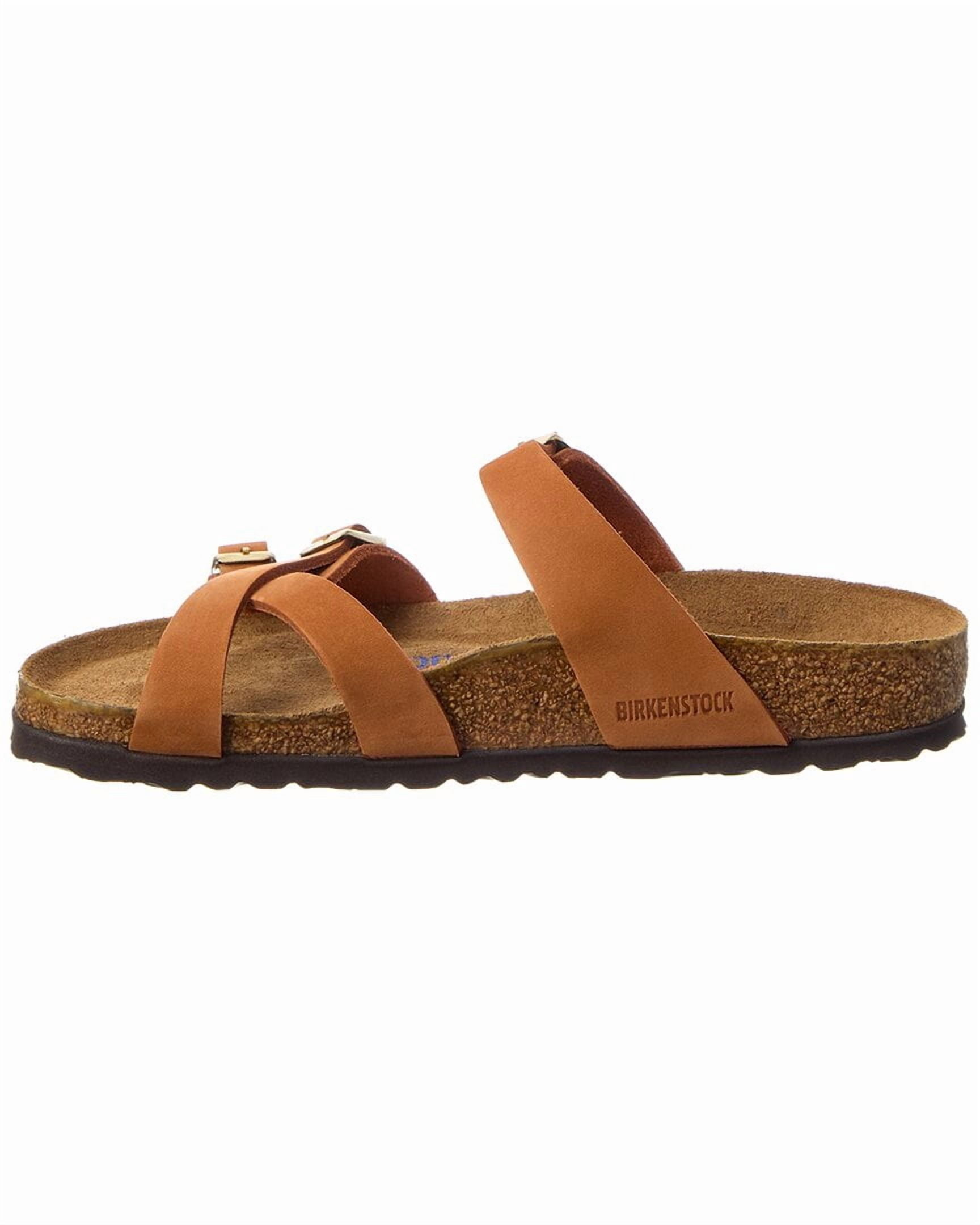 Birkenstock Franca Narrow Leather Sandal, 41, Brown