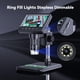 thumbnail image 4 of Microscopio digital de 4.3 pulgadas de 1080P con ampliación de 50-1000 veces para monedas Microscopio de 2000mAh, 4 of 11