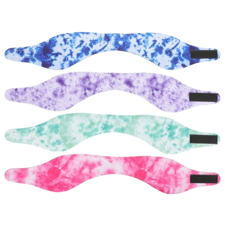 

Ear Covers For Shower 4pcs Swimming Headbands Shower Ear Covers Adjustable Swim Headbands for Protection