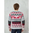 thumbnail image 4 of Douhoow Couples Matching Christmas Sweaters,Men Women Snowflake Reindeer Knitted Pullover Jumpers Tops Winter Knitwear, 4 of 8
