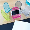 thumbnail image 4 of Multi Color Metal Mesh Phone Stand, 5.51in Adjustable Support Holder for Desktop Phone Support Bed Use Office Travel Purple, 4 of 4