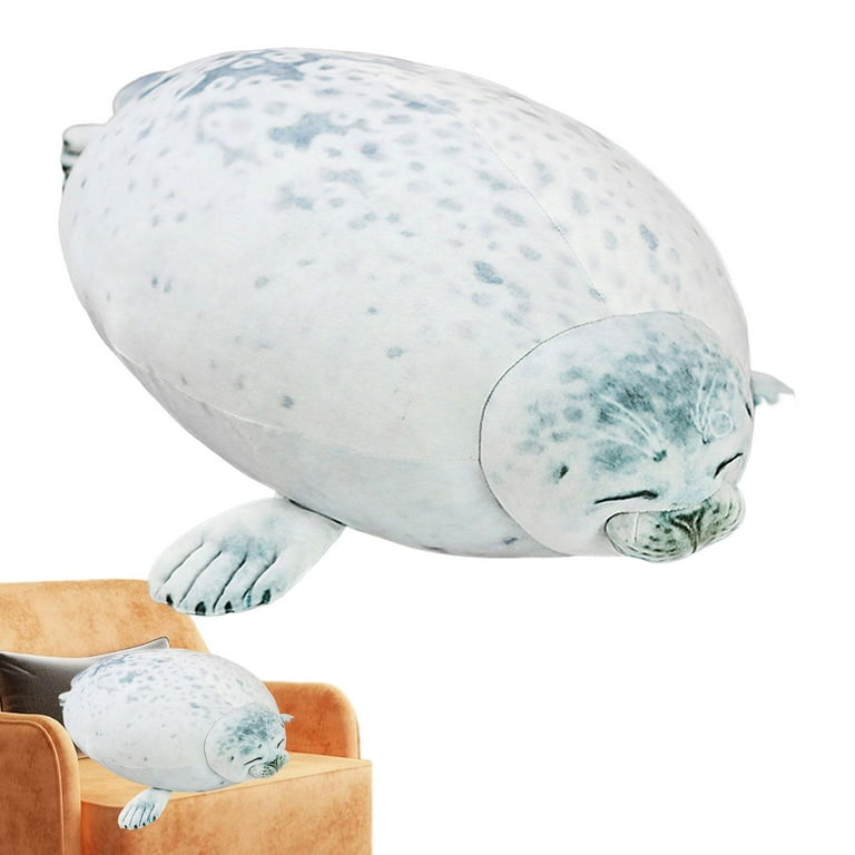 Seal Pillow Cute Seal Plush Stuffed Animal Plush Toys Realistic Soft Stuffed Ocean Seal Doll Birthday Gift Dolls For Kids Boys Girls